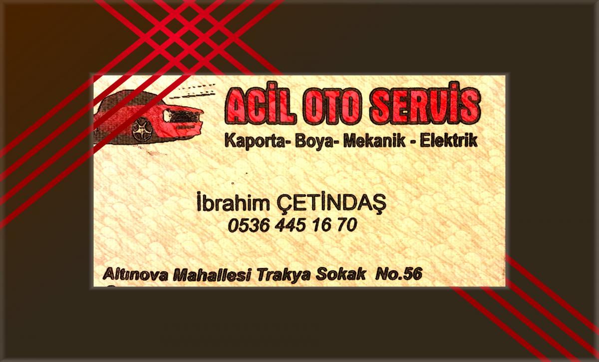 ACİL OTO SERVİS — 1